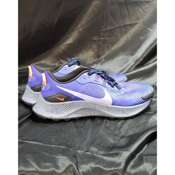 NEW Nike Womens Pegasus Trail 3 Running Shoe (Lapis/Light Thistle) Size 10 - Picture 4 of 16